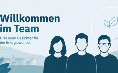 Willkommen im Team: Drei neue Gesichter für die Energiewende